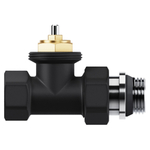 Набор термостатический прямой Royal Thermo Design 1/2quot;М30х1,5 (Черный)
