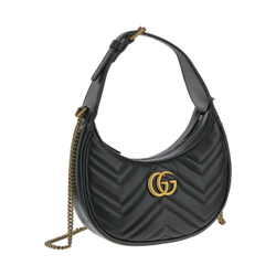 GUCCI Women"s GG Marmont Half Moon Shoulder Bag