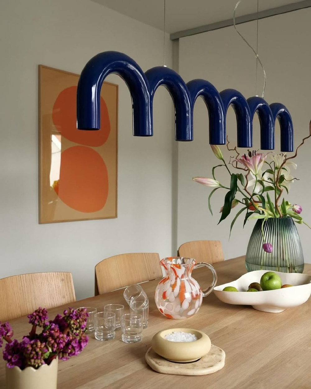 Подвесные люстры в форме арок