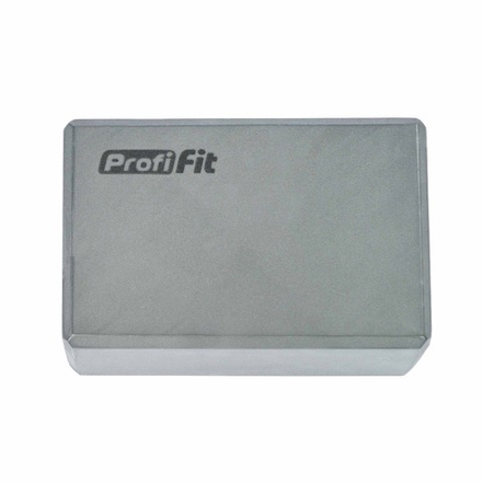 Блок для йоги (серый) PROFI-FIT