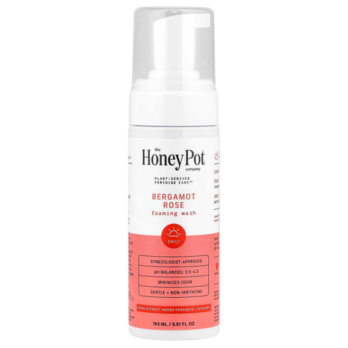 The Honey Pot Company, Пенка для умывания, роза с бергамотом, 163 мл (5,51 жидк. унц.)