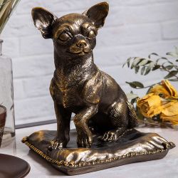 Статуэтка Собака Молли Бронза