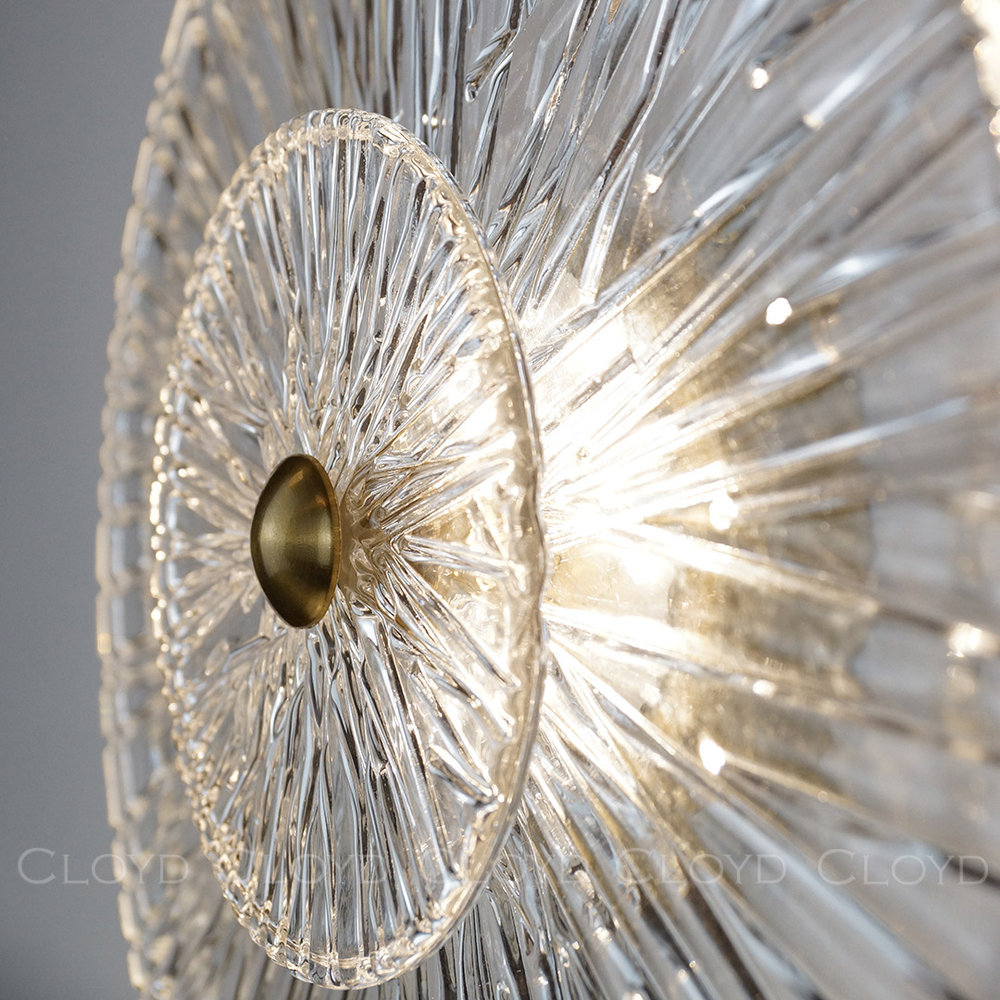 Бра Cloyd HELION-A W1 / Ø35 см - латунь (арт.20398)