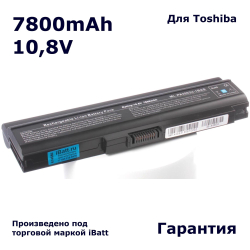 Аккумулятор iBatt 7800mAh, для Satellite U300 U300-1 U300-13K U300-153 U300-13I U300-130 U300-111 U300-151