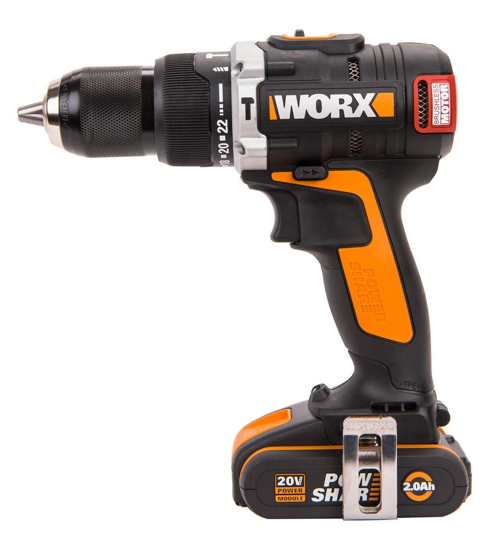 Дрель-шуруповерт ударная аккумуляторная WORX WX373