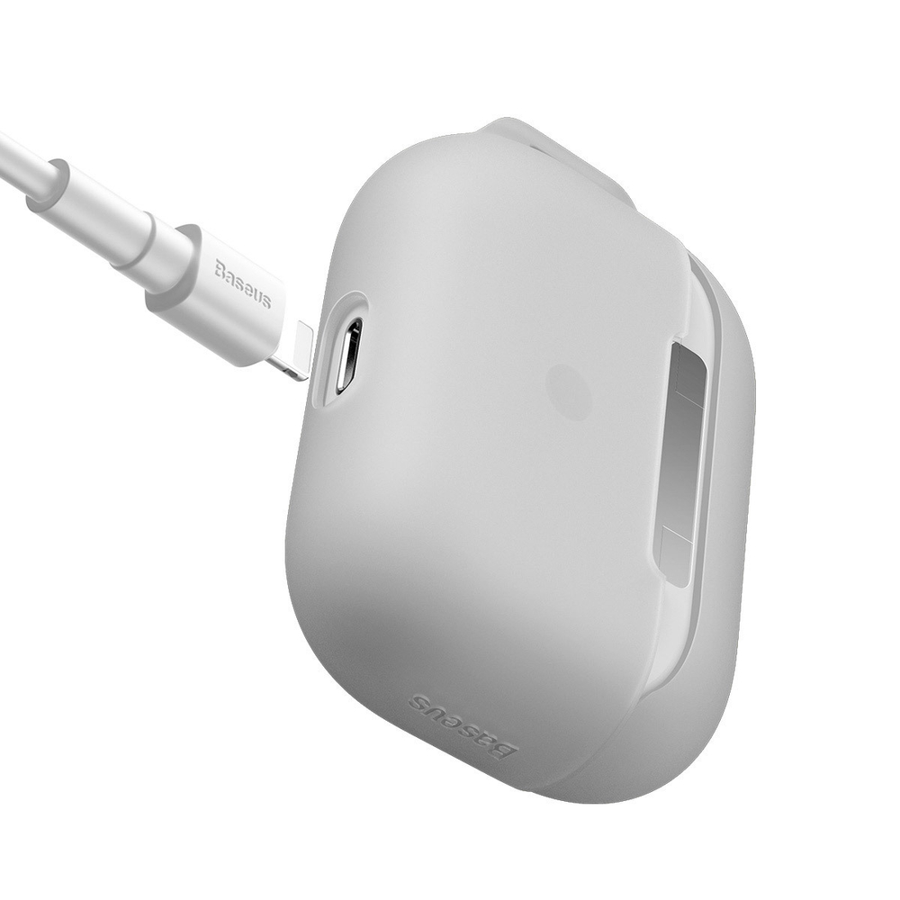 Чехол для Apple AirPods Pro Baseus Let''s go Jelly Lanyard Case - White