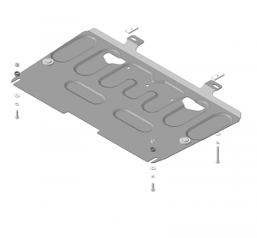 Защита стальная 2 мм Д;КПП Nissan Juke; 2010-2019 гг. MOTODOR.71409