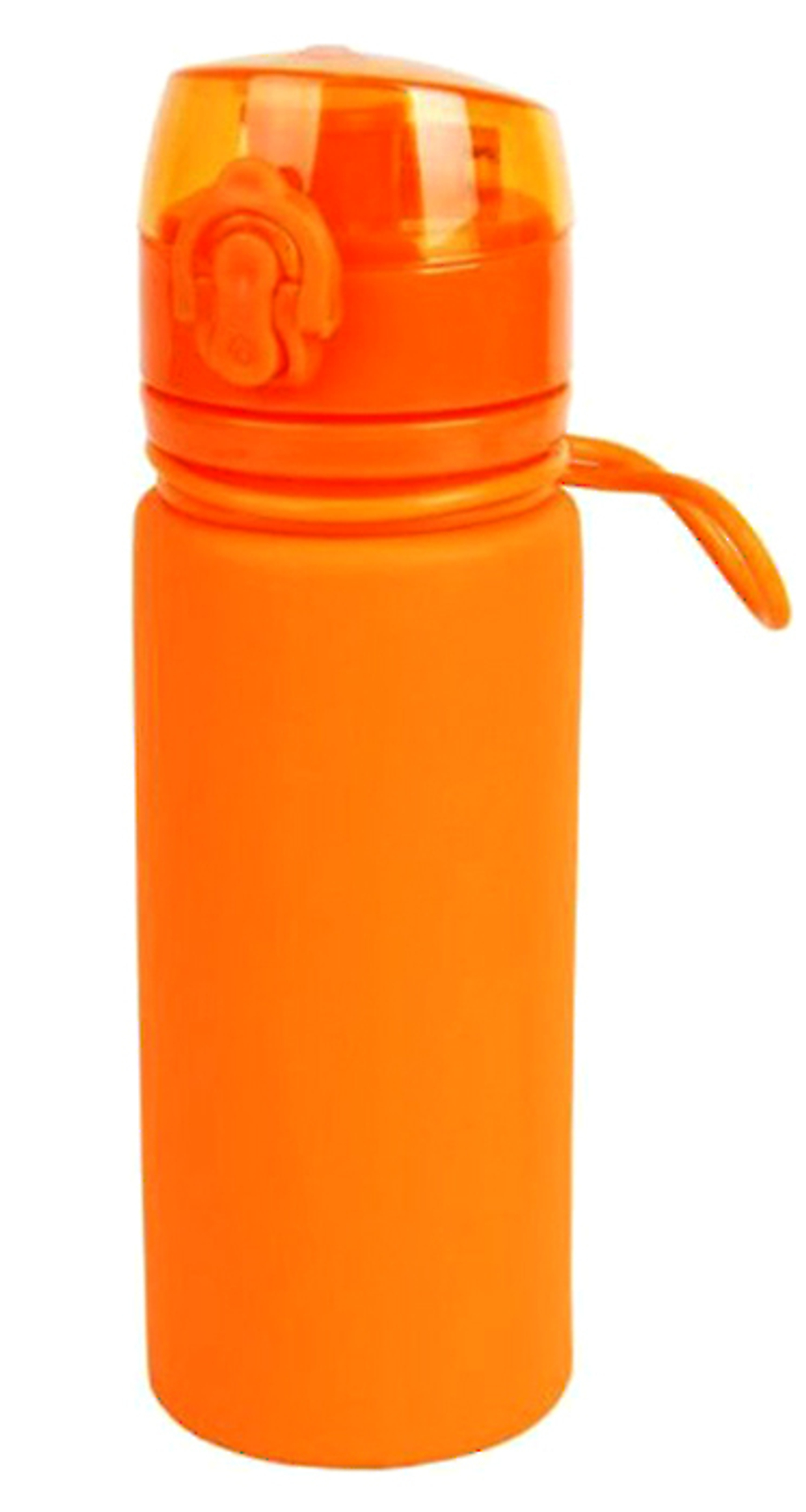 Бутылка силиконовая 0,5 л (оранжевый) Tramp TRC-093-9111