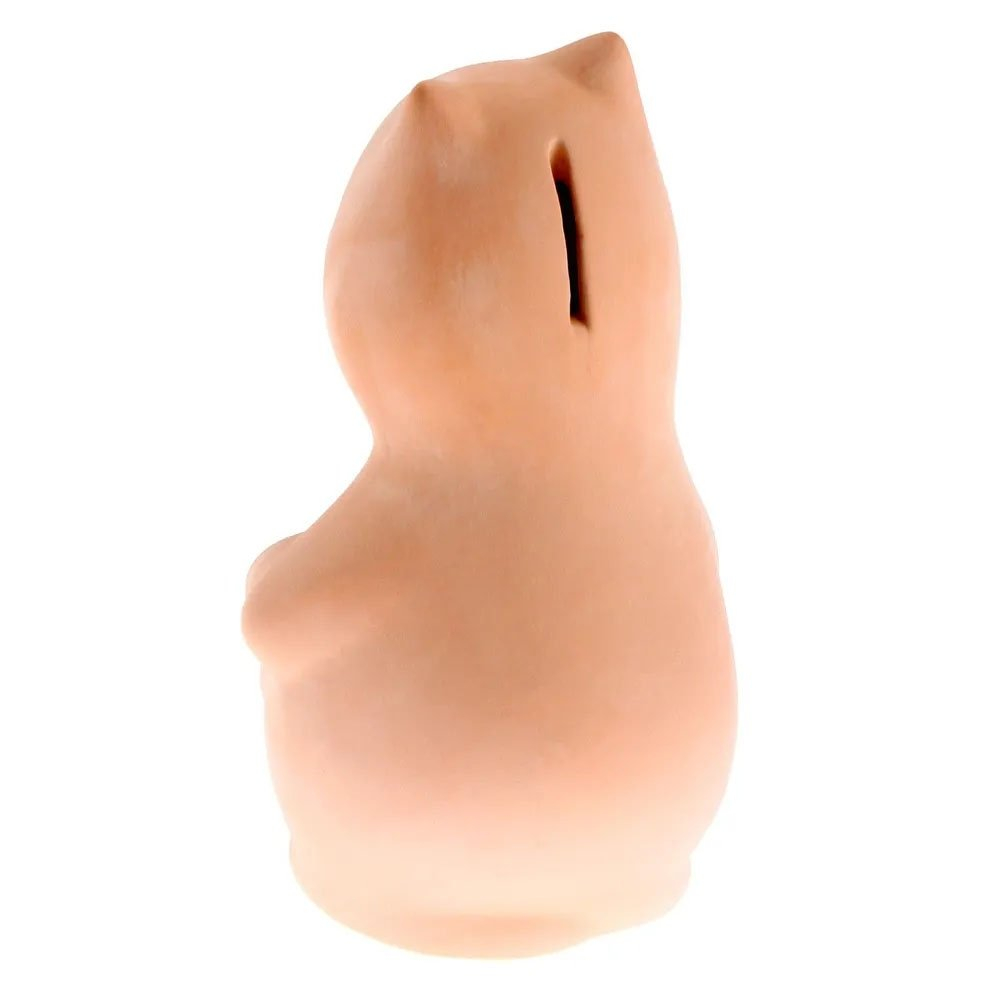 Копилка-раскраска, керамическая, 22 см, "Хрюша Бублик в штанах", заготовка, подарочная коробка