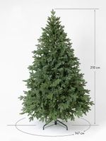 ель "Монтерей" литая хвоя - высота 210 см / 2,1 м