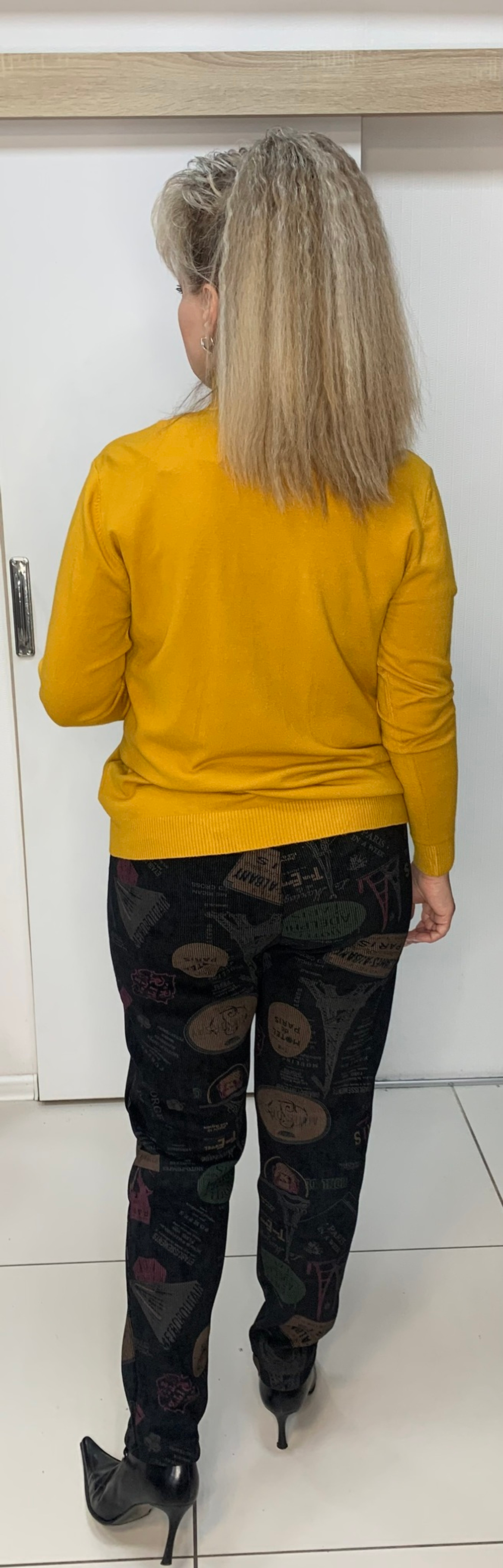 Тонкая водолазка с горловиной-стойка