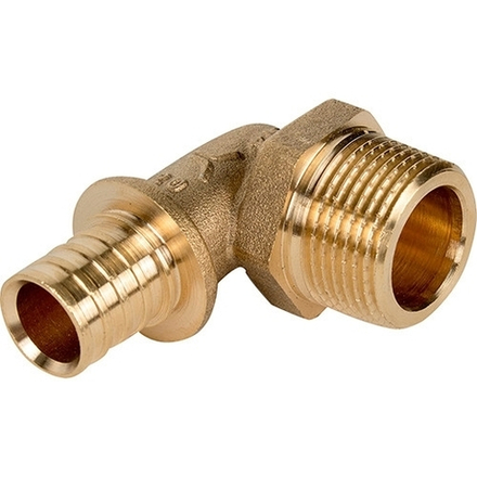 Угольник аксиальный НР 16x1/2" Tim