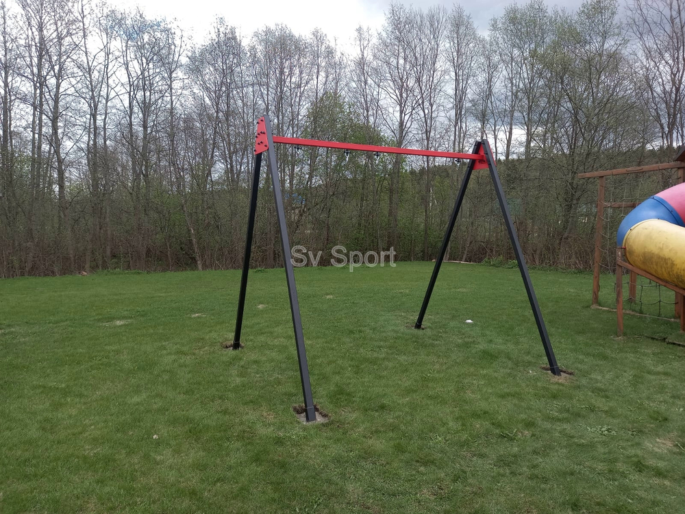 Монтаж уличных качелей Sv Sport