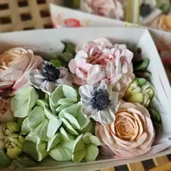 Зефир цветы в коробке «Сладкий анемон»/16*23 см Зефир цветы в коробке «Сладкий анемон»/16*23 см