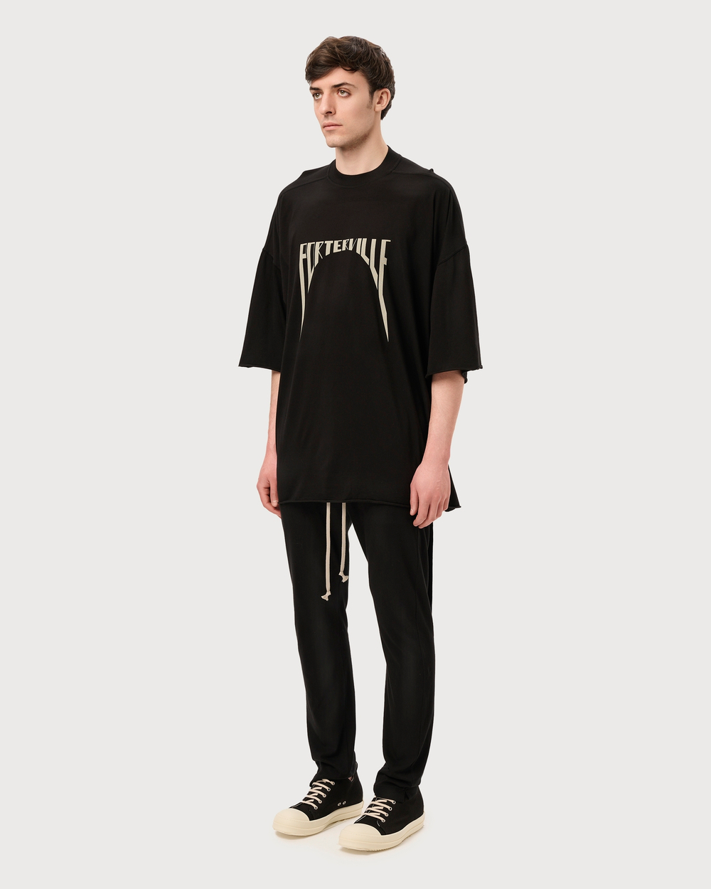 RICK OWENS DRKSHDW ФУТБОЛКА ЧЕРНАЯ TOMMY PORTERVILLE PRINT