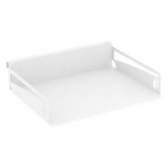 Навесной лоток для бумаг горизонтальный MAN-21 Металл Белый 320*263*70