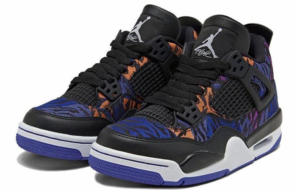 Кроссовки Jordan Air Jordan 4 Retro A Tiger-Striped GS (Подростковая размерная сетка)