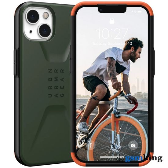 UAG Civilian Series Case for Apple iPhone 13 | 14 Olive (Зелёный) 810070364489