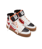 Кожаные кроссовки OFF-WHITE - белый(OMIA065S 24LEA002)