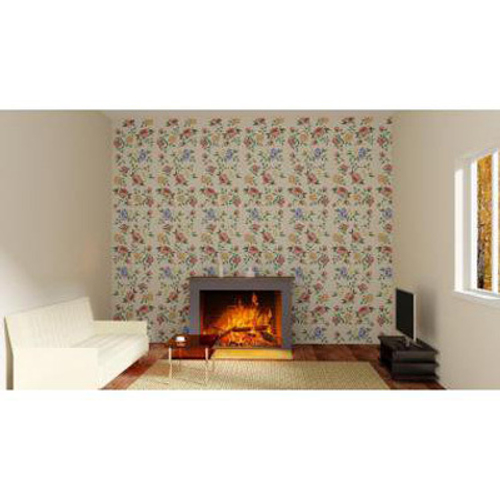 Ламинированная панель ПВХ ВЕК с цифровой печатью Лен серый - Гобелен 2700х250мм