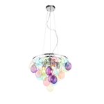 SL432.153.05 Светильник подвесной ST-Luce Хром/Разноцветный E27 5*60W SOSPIRO