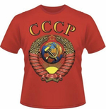 Футболка красная времён СССР (216)