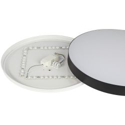 Светильник потолочный светодиодный ЭРА Relict 38 SPB-6-40 4К BK 40W 4000K Черный | Светильники SPB-6 без ДУ