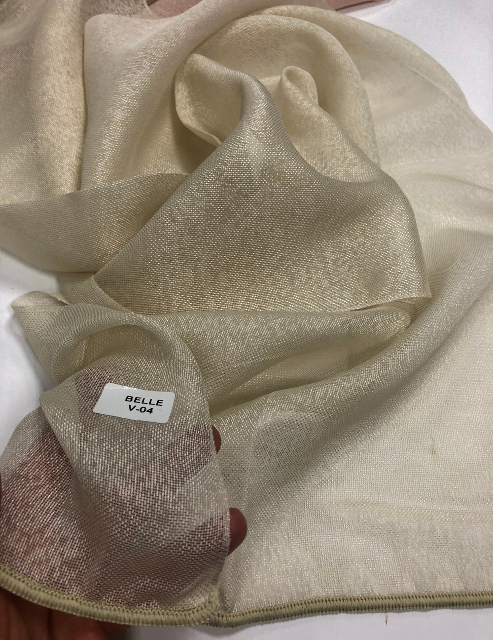 Тюль-канвас Arya арт Belle col. v-04 кремовый