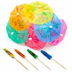 Пики для канапе бамбуковые "Зонтик", 10 см, 100 шт., КП, 140239