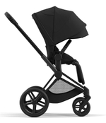 Коляска Cybex Priam IV Matt Black complete Aton S2 Lava Grey Base One 4 в 1 Sepia Black