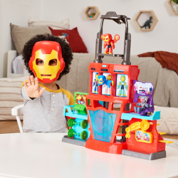 Hasbro Железный человек и суперкоманда - Железная четверка База супергероев свет и звук G1259