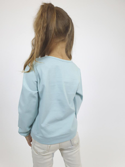 16-147-5 Лонгслив для девочки Лунева