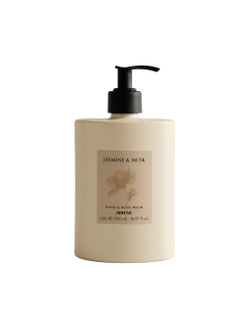 Zara Home Жидкое мыло Jasmine & Musk 500 мл для рук и тела, парфюмированное, аромат цветочный древесный