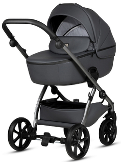 Детская коляска Tutis Uno 5 Plus Leather collection 2 в 1 1402166 Licorice