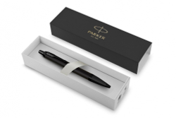 Шариковая ручка Parker IM Achromatic, Black BT, стержень: M, цвет чернил: blue, в подарочной упаковке.