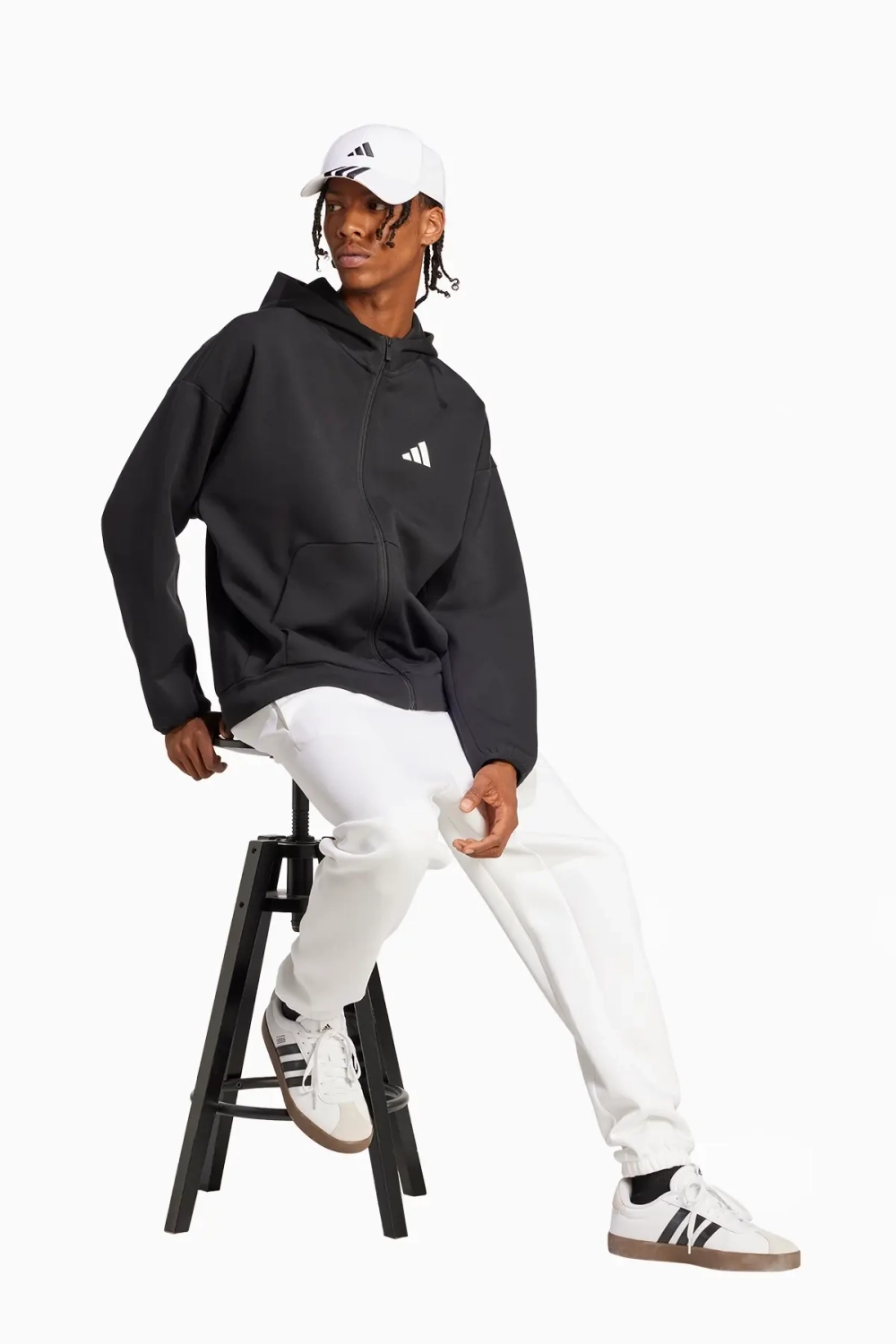 Кофта adidas Future Icons Small Logo Full-Zip - черный