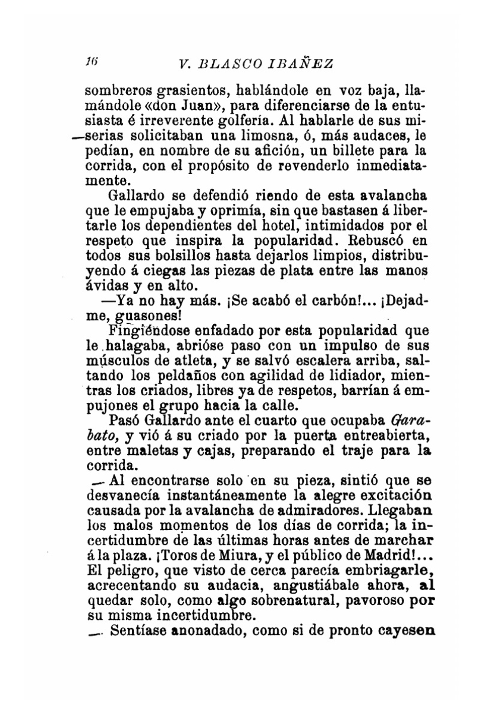 Sangre y arena | Vicente Blasco Ibanez