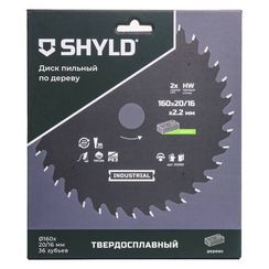 Диск пильный по дереву SHYLD 160х20/16мм 36Т (20060)