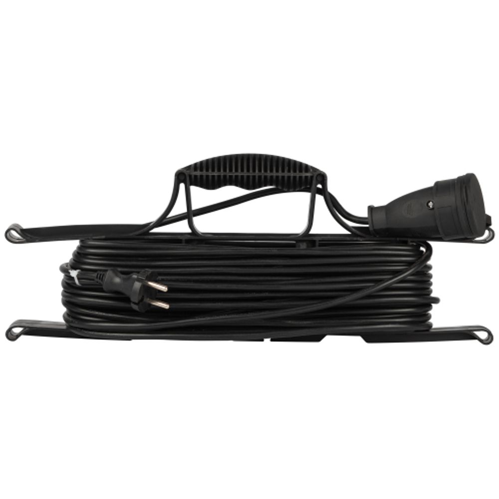 Удлинитель силовой ЭРА GREEN LINE FR-10-20m Greenline на рамке 1 розетка без заземления 20м ПВС 2x1мм2 | Силовые удлинители