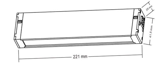 Светильник трековый Crystal Lux CLT 0.35 001 12W BL M4000K