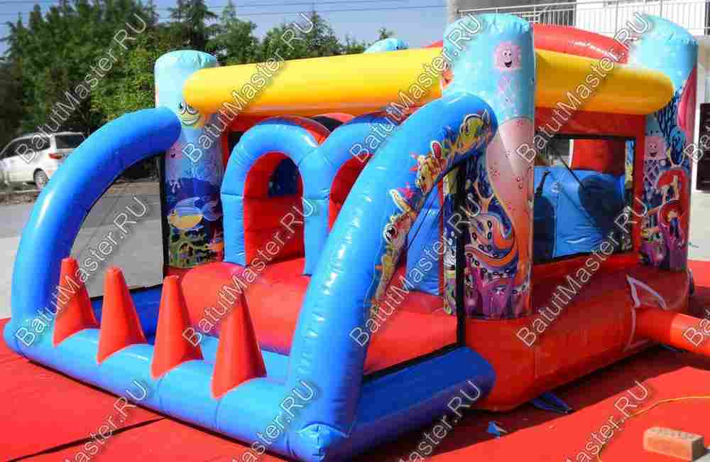 Коммерческий батут "Морской дрифт", 5.5*2.5*2 м