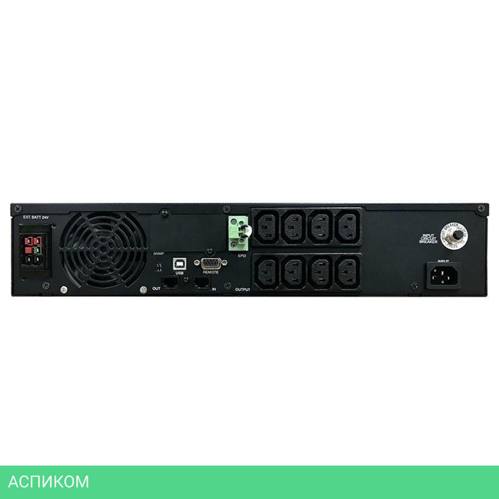 Источник бесперебойного питания Powercom Smart King RT LCD (SRT-1000A)