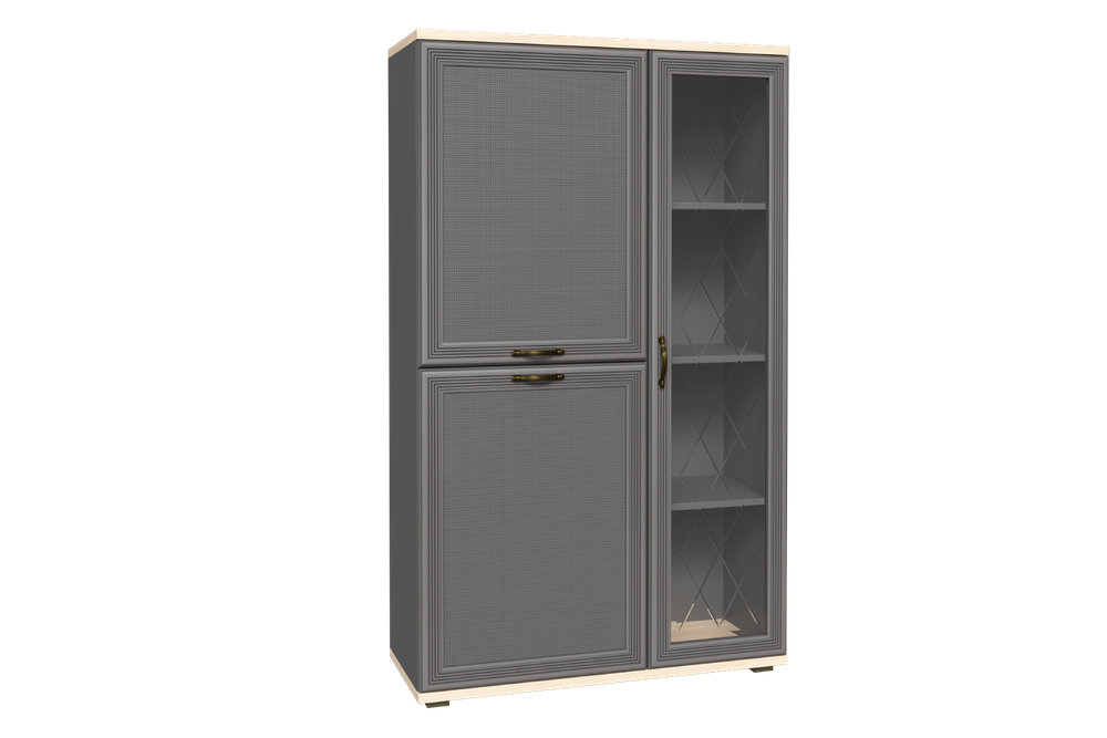 МС Карина ШК-1081 Ясень Асахи шкаф многоцелевой (1504*900*352) Лером