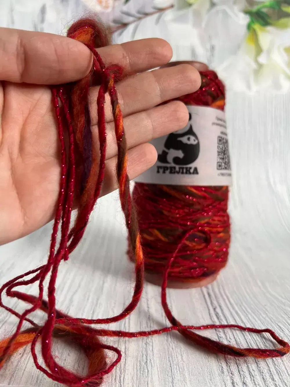 Трикотажная пряжа для вязания MORELINO толстая шишибрики