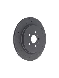 Диск тормозной задний перфорированный PRO-LINE с покрытием комплект FORD EXPLORER 11-> GANZ GIJ06168S