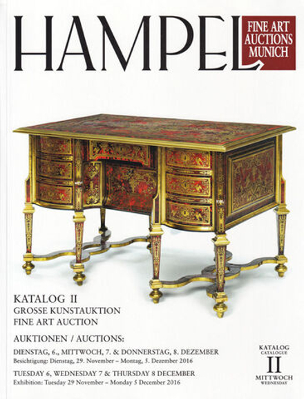 Каталог аукциона Hampel, Мюнхен, Большой аукцион изобразительного искусства, часть II от 6 ноября 2016 года