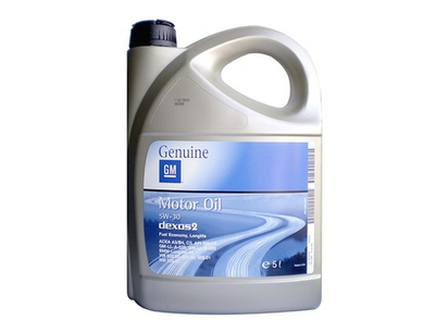 OPEL 1942003 GM 5w30 Dexos2 Масло моторное синтетическое  5 л