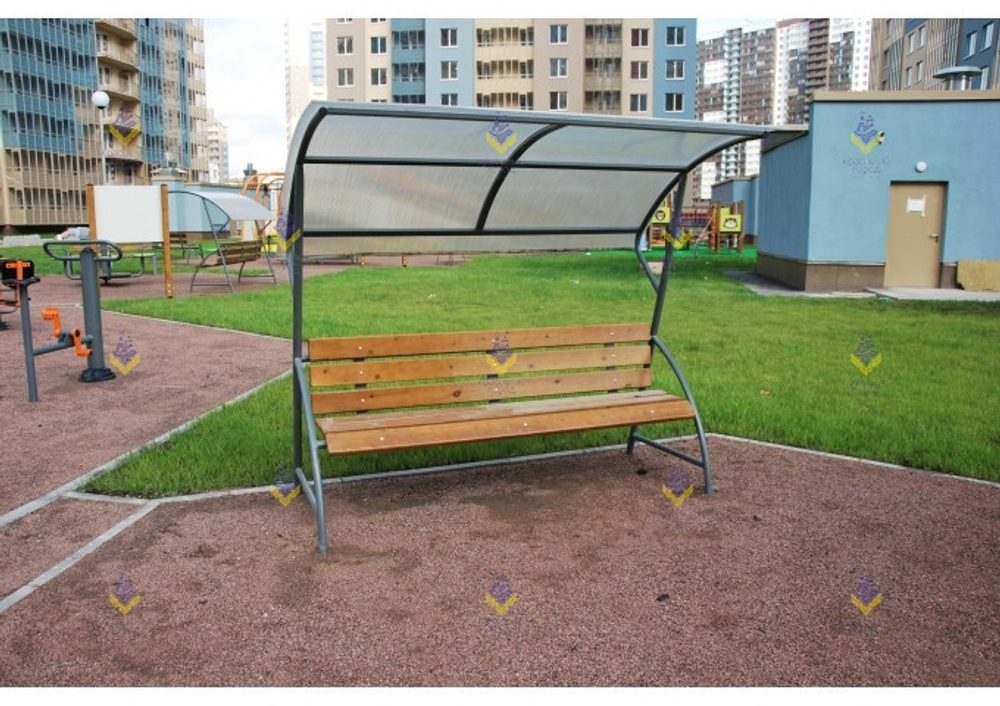 Диван уличный с навесом