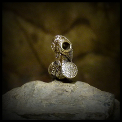 Кулон- подвеска "Молот Тора - Ворон" латунь