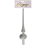 Верхушка на ёлку 25 см «Волна», Серебро